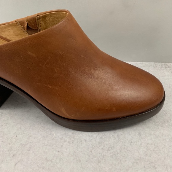 Frye Joan Campus Redwood Brown Mule Shoes 7 & 7.5 - Picture 4 of 8